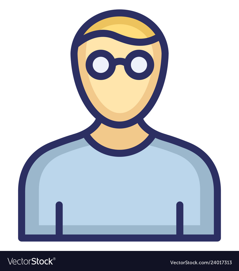 Student icon which can easily modify or ed