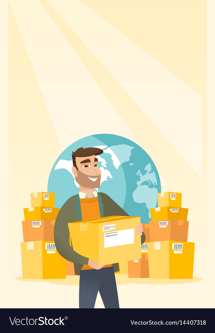 Курьер с посылкой. Unbranded. Курьер несет суши в сумке. Parcel package. Delivery by seller.