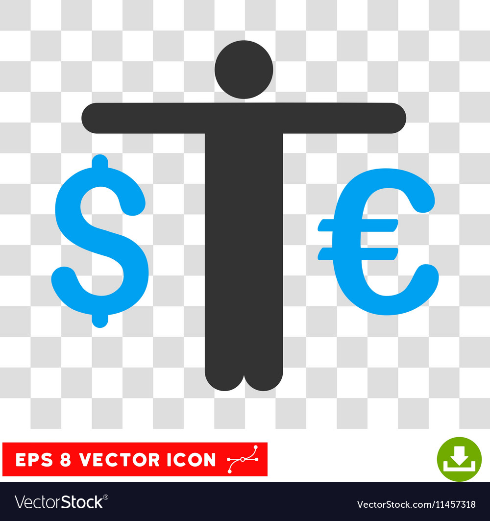 Currency trader eps icon