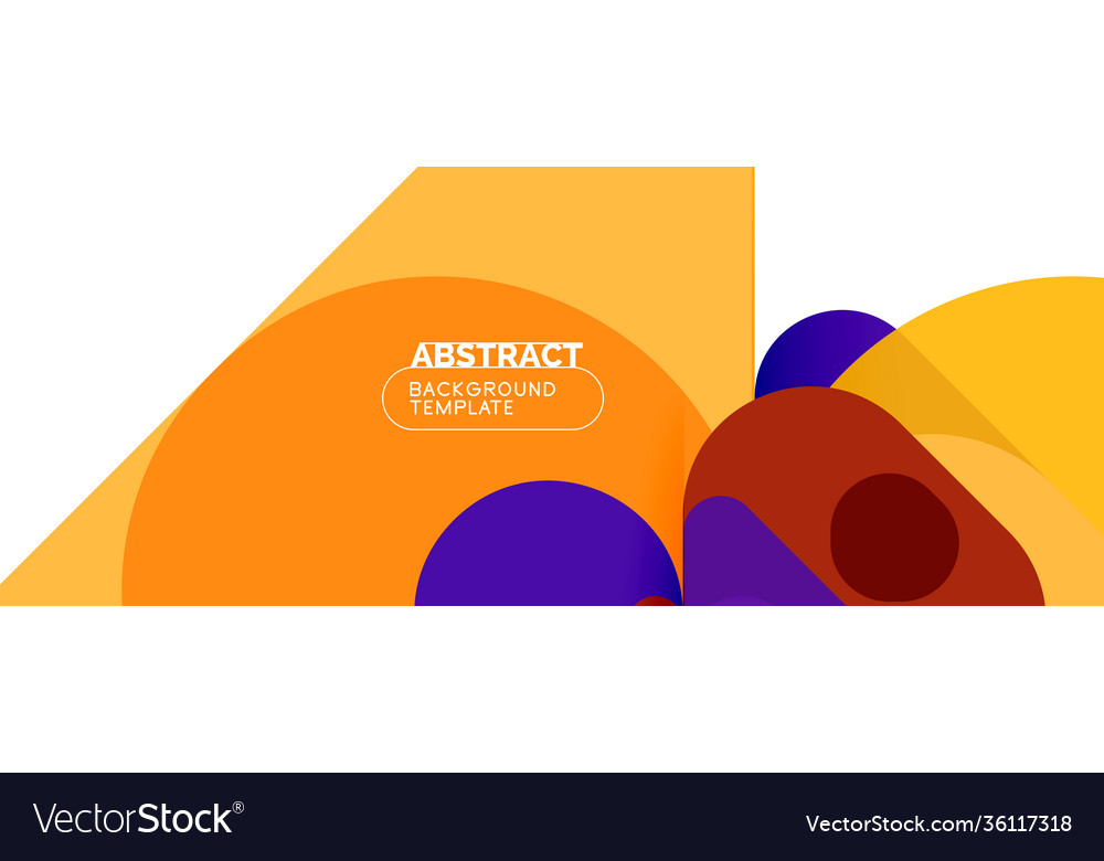 Flat geometric round shapes and dynamic lines