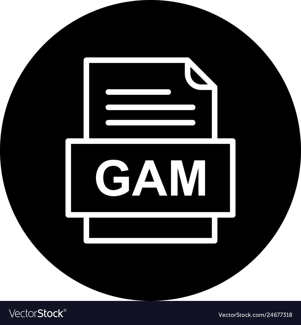 Gam file document icon