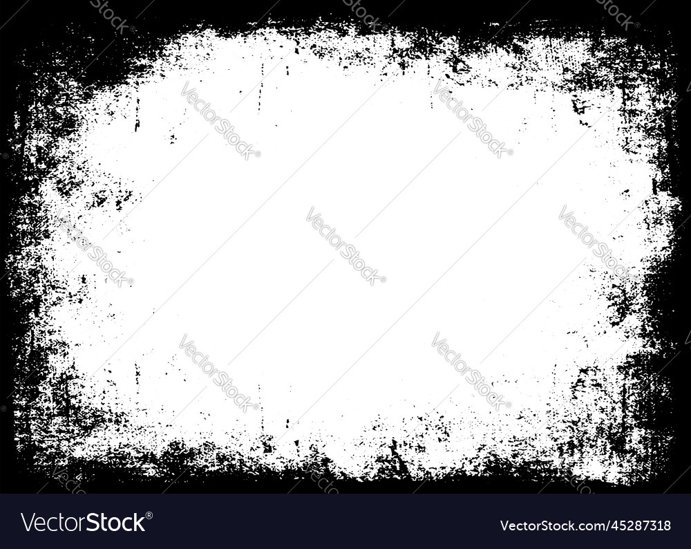 Grunge border texture background abstract frame vector image Grunge border texture background abstract frame