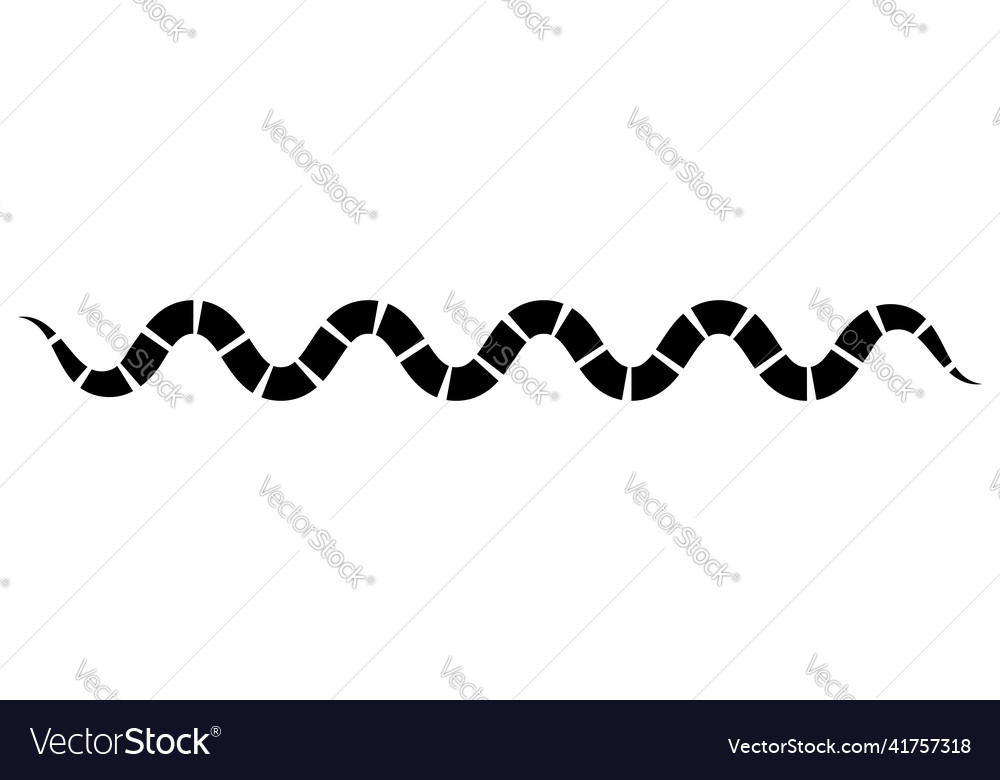 Line stripe element with distorted deformed effect