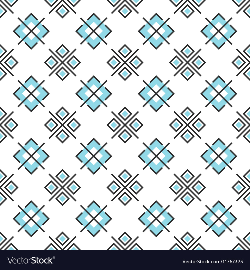 Abstract seamless pattern with geometric elements