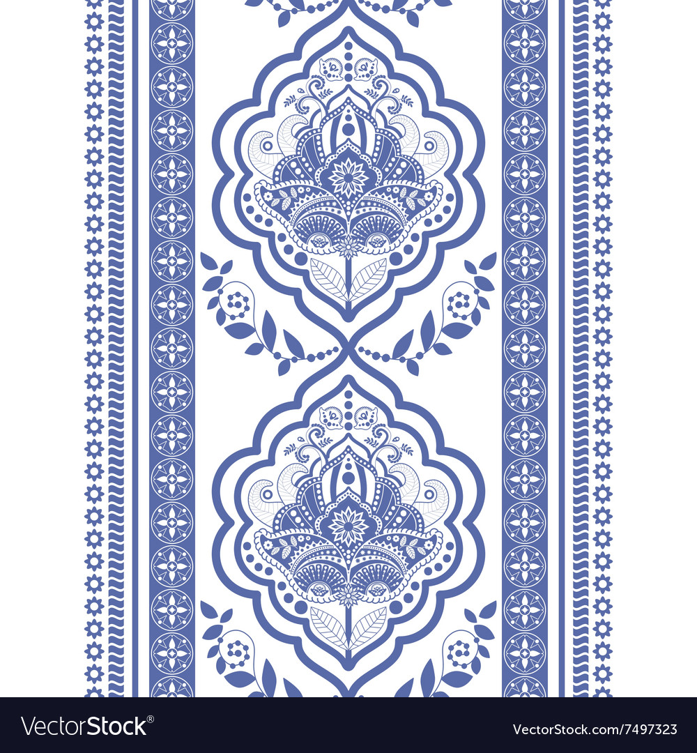 Damask seamless pattern