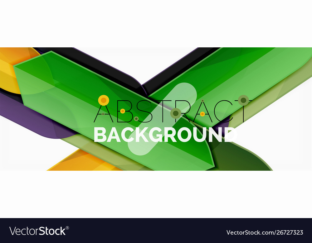 Geometric abstract background dynamic shapes Vector Image