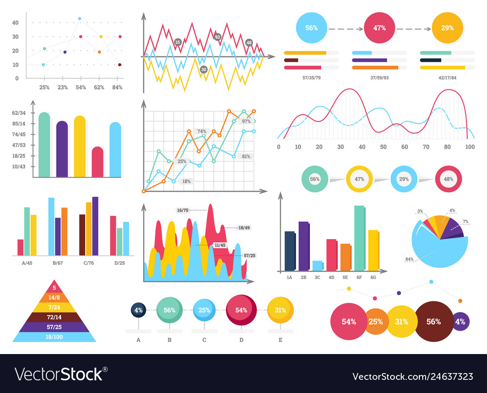 Infographic elements collection - business vector image Infographic elements collection - business