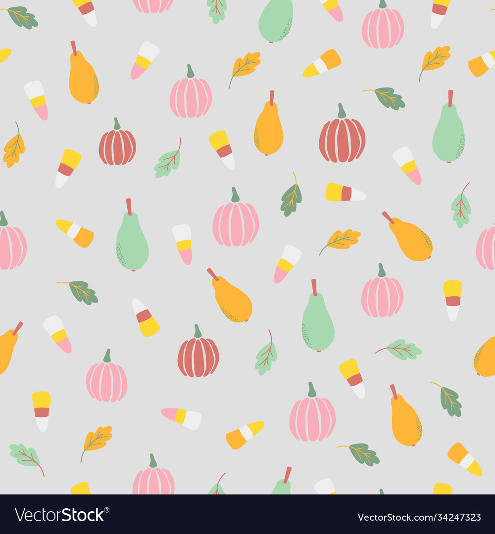 Repeat pattern with pears vector image Repeat pattern with pears