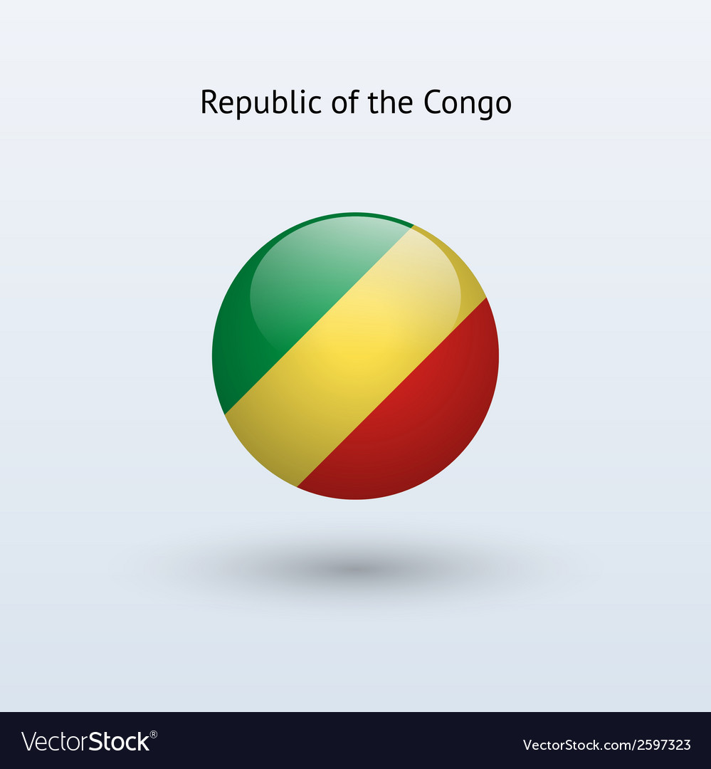 Republic of the congo round flag