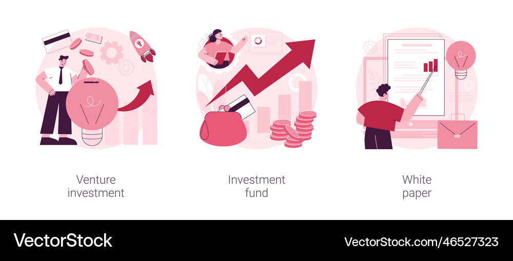 Startup financing abstract concept Royalty Free Vector Image