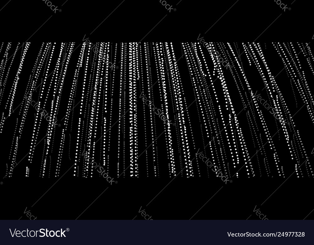 Array with dynamic particles 3d technology style vector image Array with dynamic particles 3d technology style