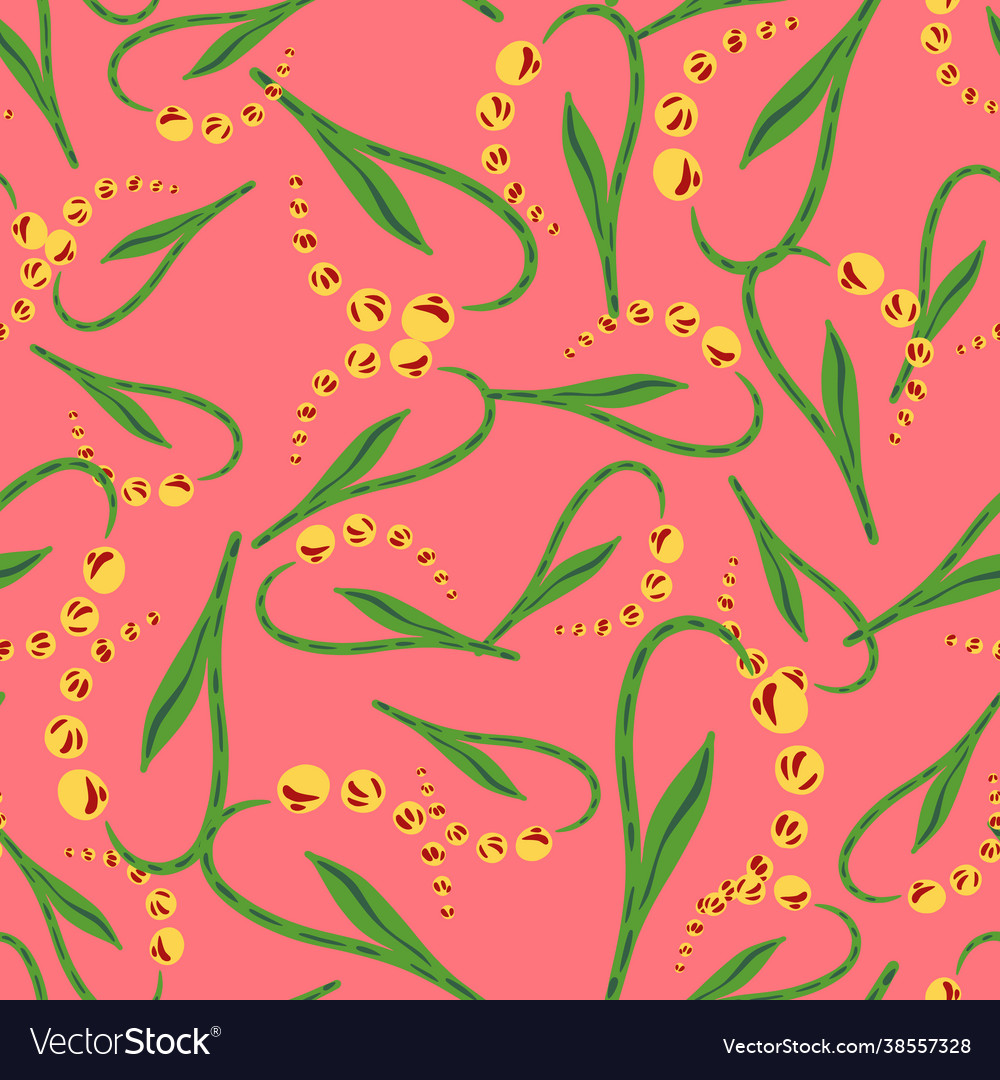 Decorative seamless pattern with yellow random vector image Decorative seamless pattern with yellow random