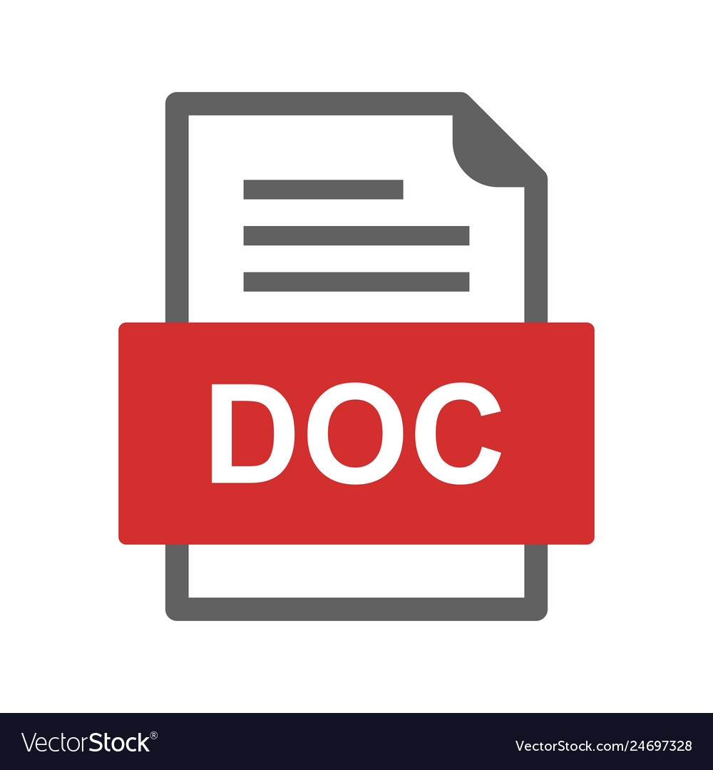 Doc file document icon