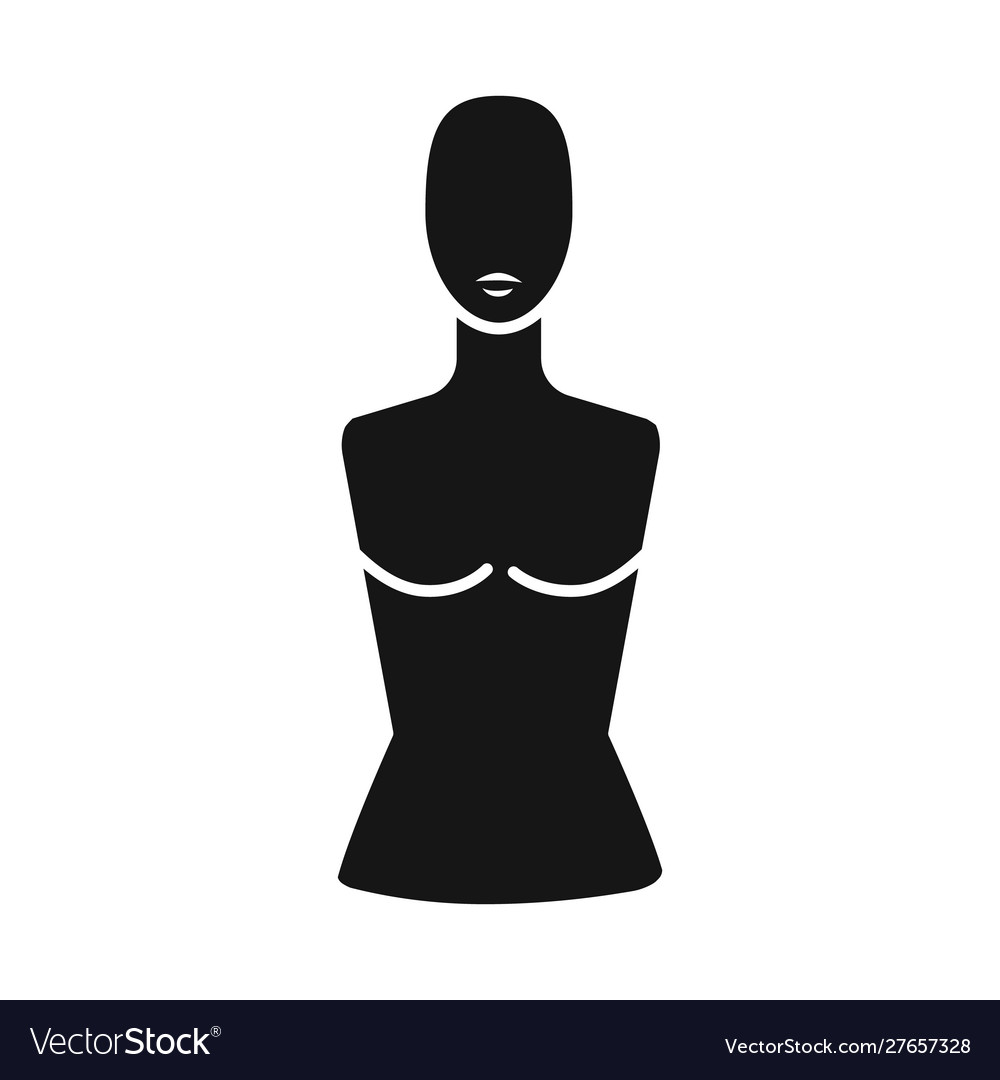 Isolated object dummy and torso symbol web
