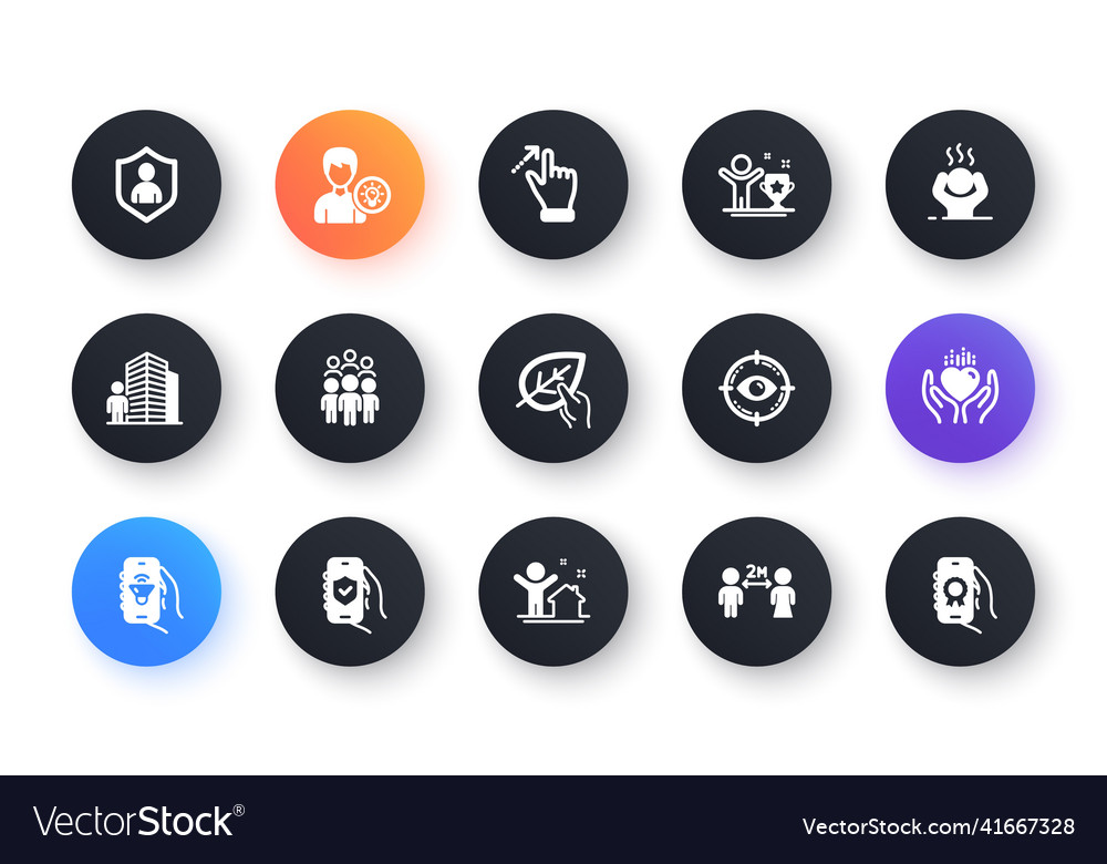 Minimal set of agent social distancing