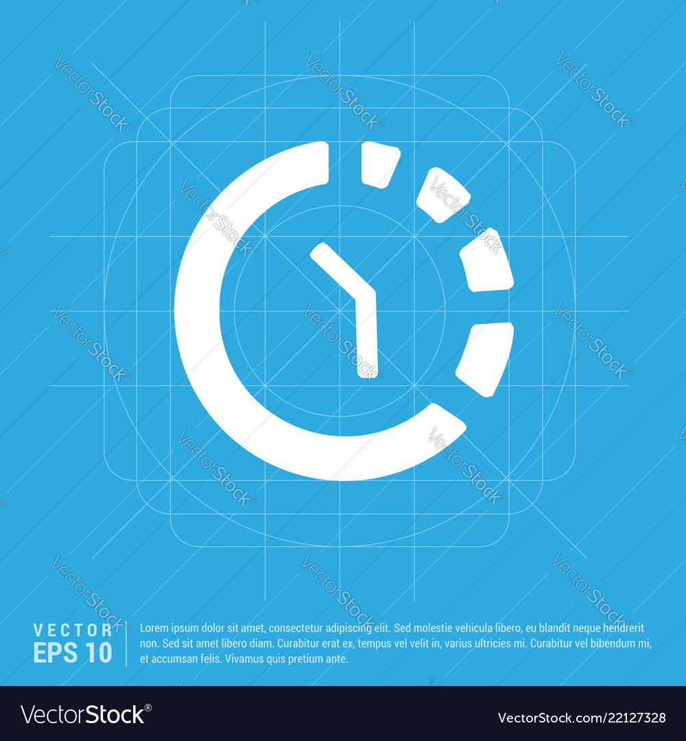 Repeat time icon vector image Repeat time icon