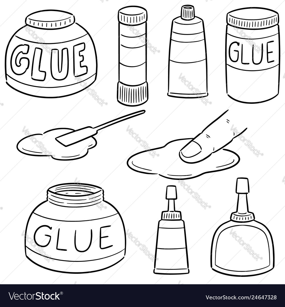 Set of glue