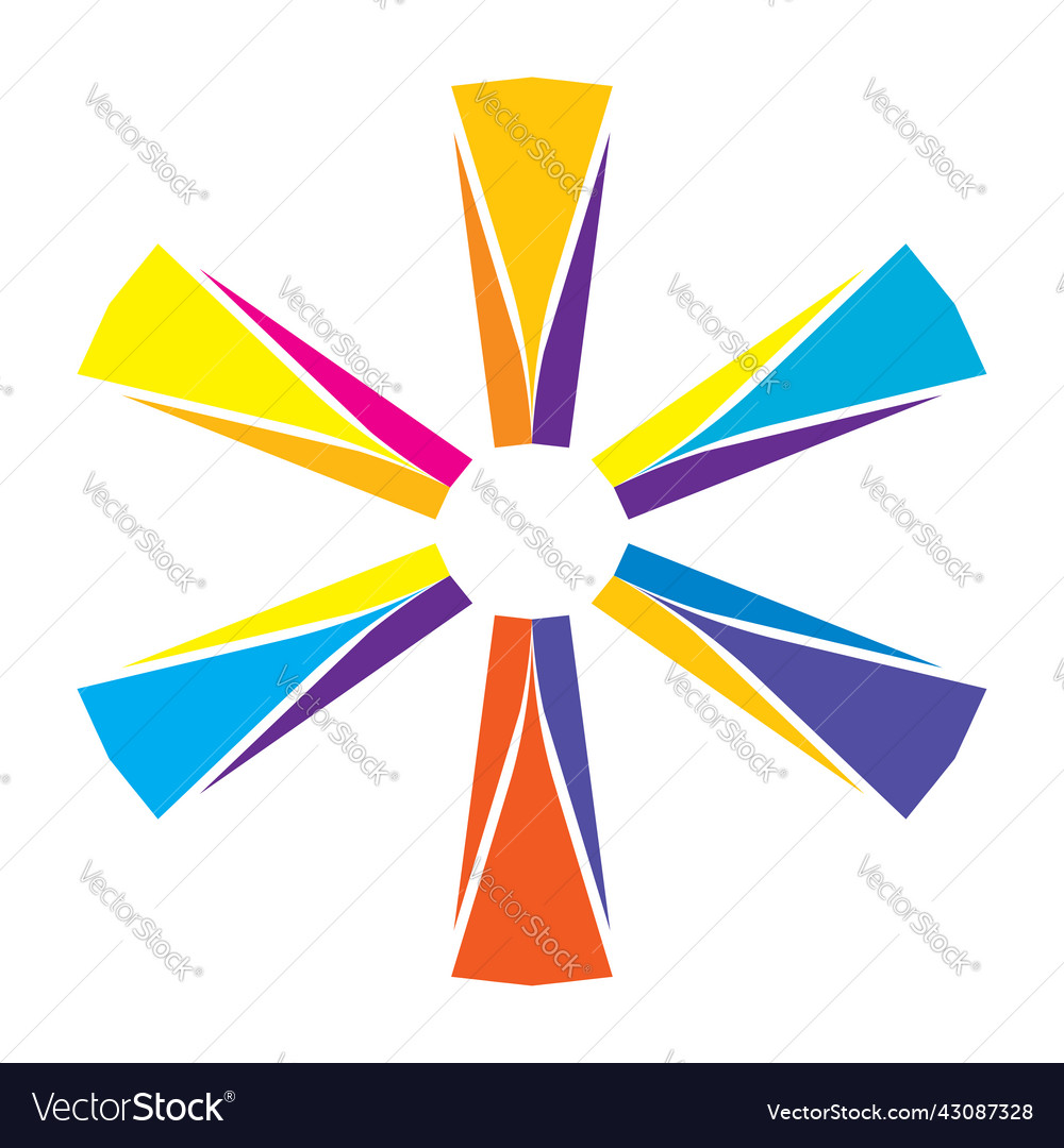 Simple motif mandala shape element circular round Vector Image Simple motif mandala shape element circular round