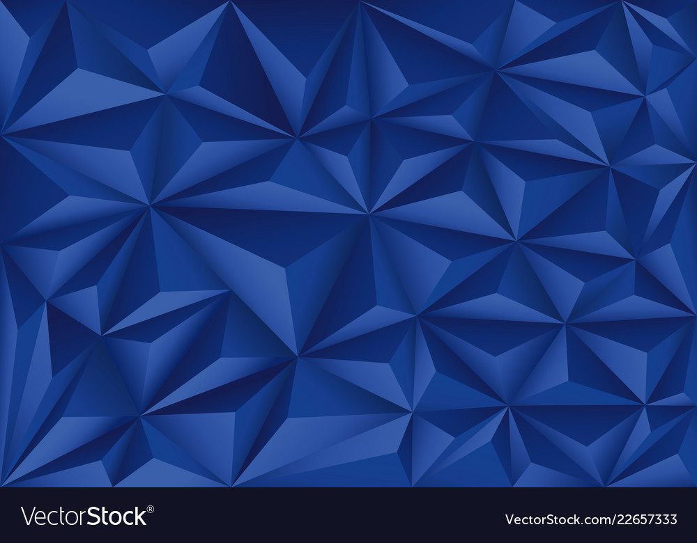 Blue Polygon Pattern