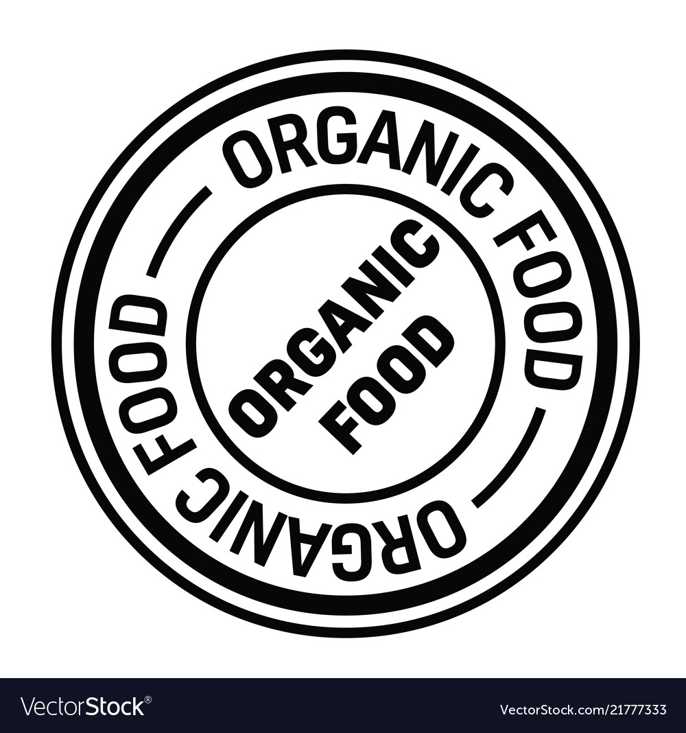 Bio-Food Stempel auf weiß vector image Bio-Food Stempel auf weiß