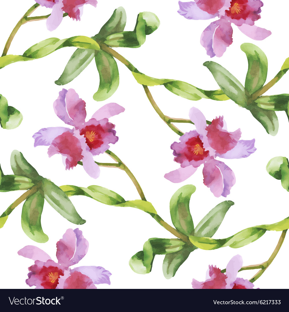 Seamless pattern with beautiful flowers