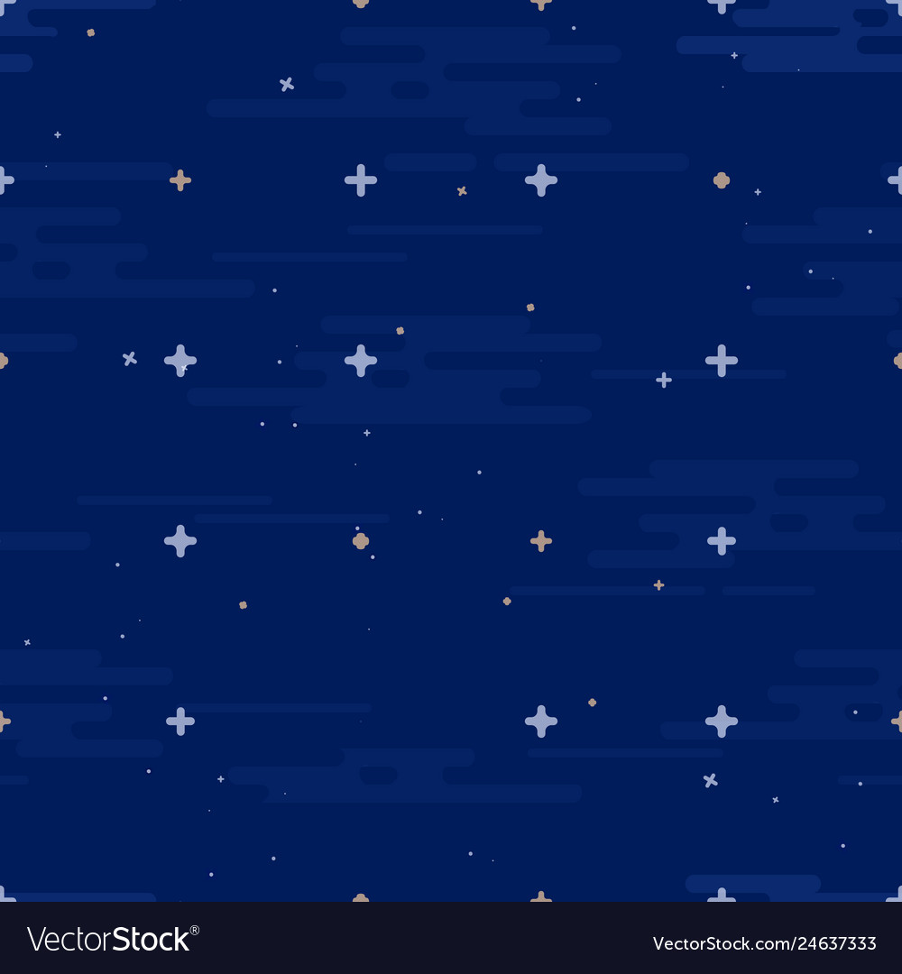 Space print seamless pattern different