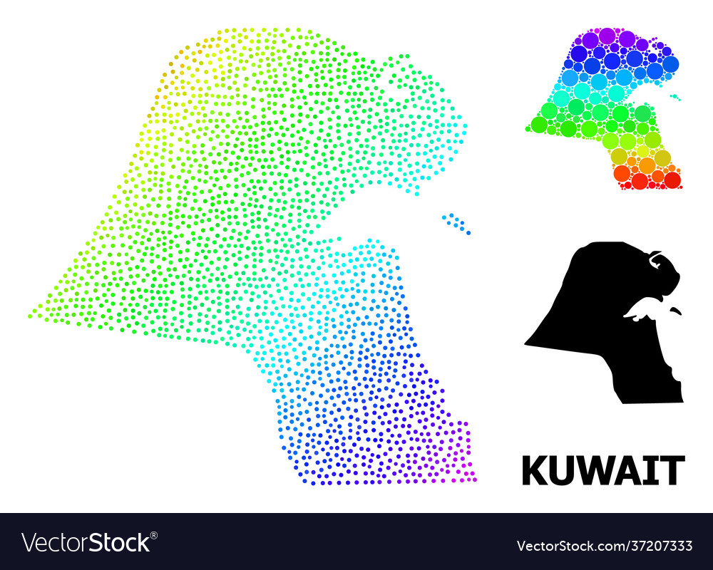 Spectrum pixelated map kuwait