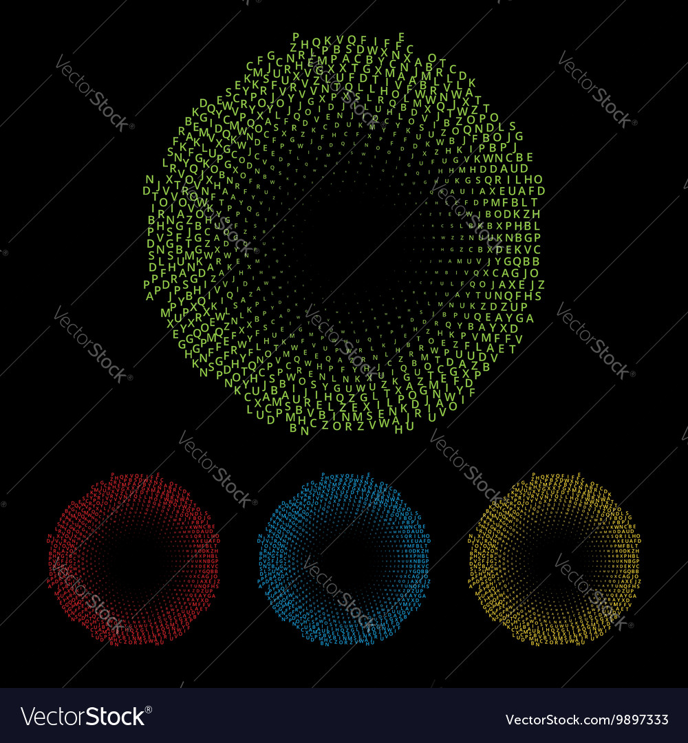 Text frame abstract background halftone effect