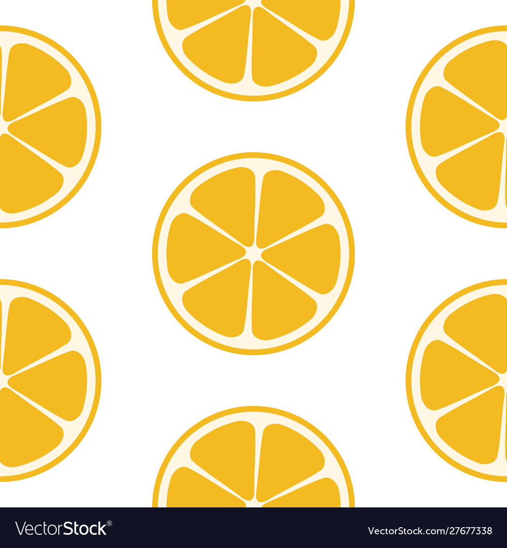 Abstract citrus seamless pattern background vector image Abstract citrus seamless pattern background