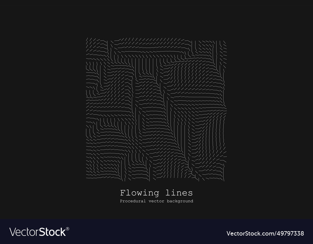 Abstrakte Linienmatrix Muster Geräuschfluss dynamisch vector image Abstrakte Linienmatrix Muster Geräuschfluss dynamisch