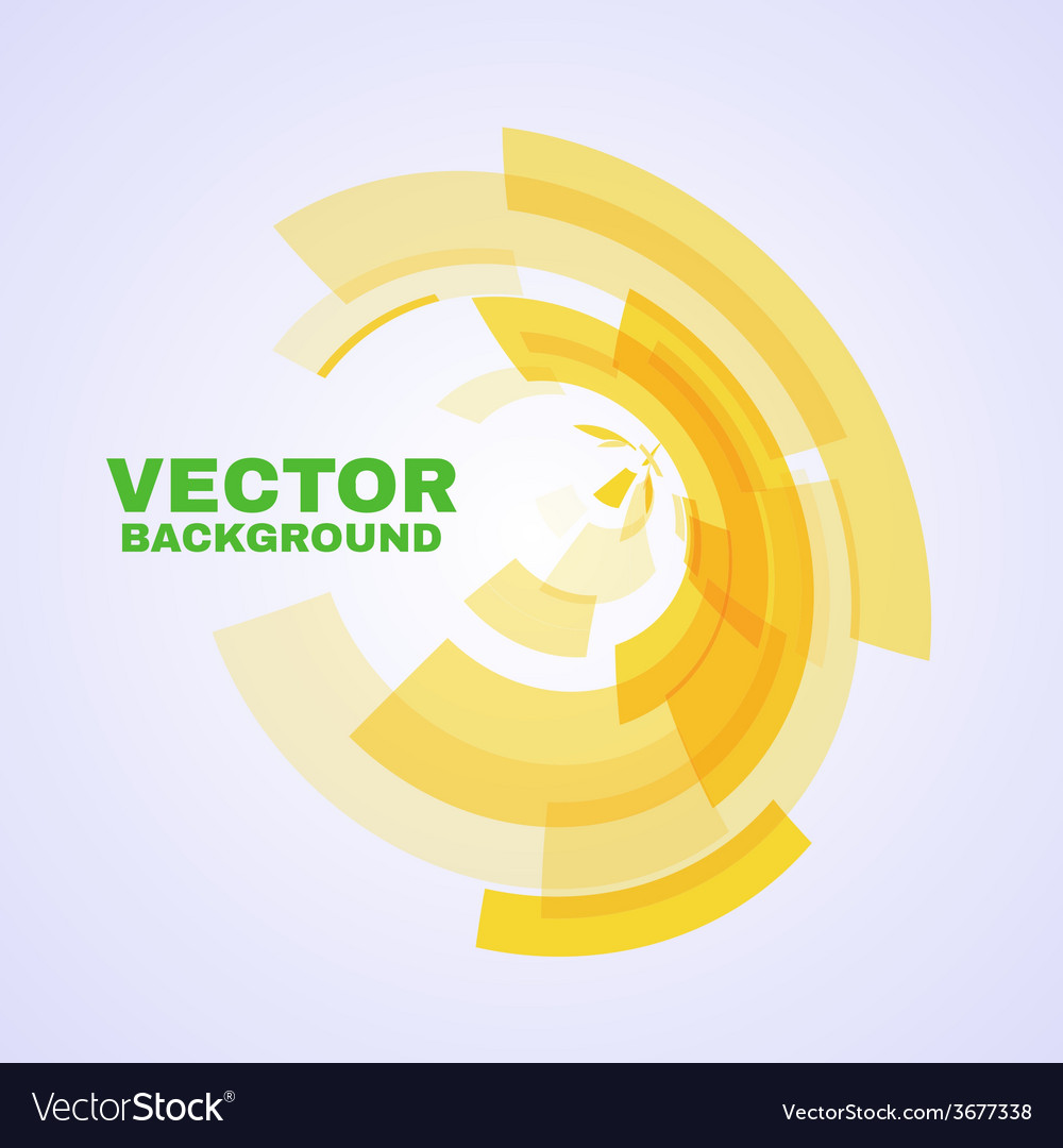 Abstract technology circle Royalty Free Vector Image