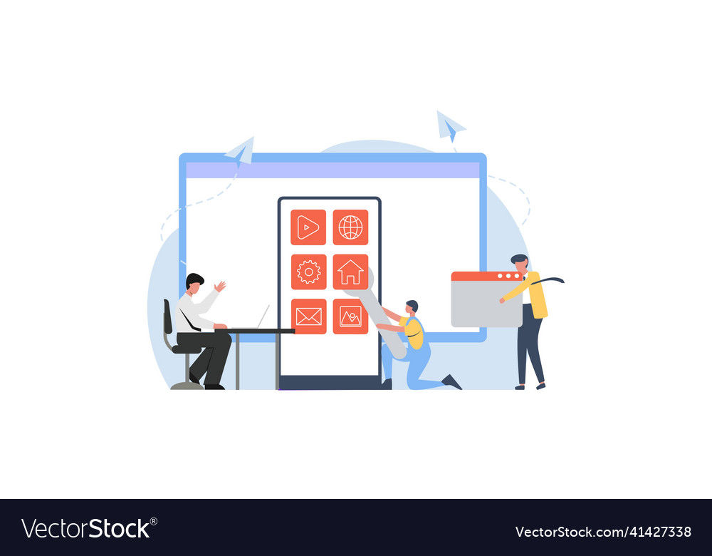 Development app website concept