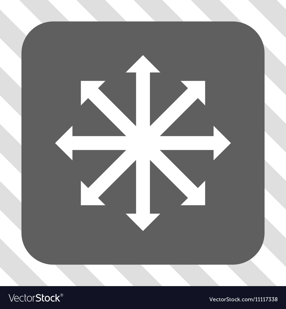 Expand arrows rounded square button