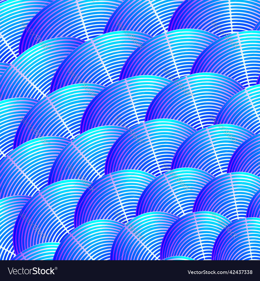 Feather styled background with curved lines