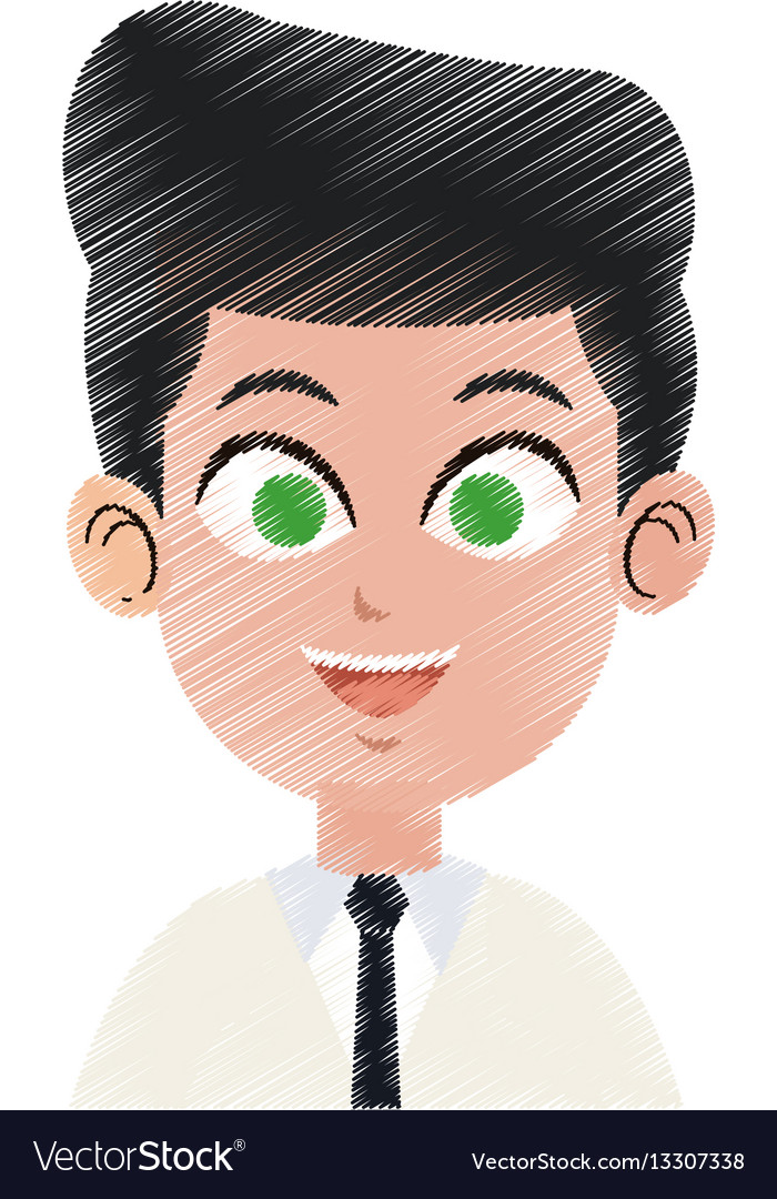 Happy young businessman icon image