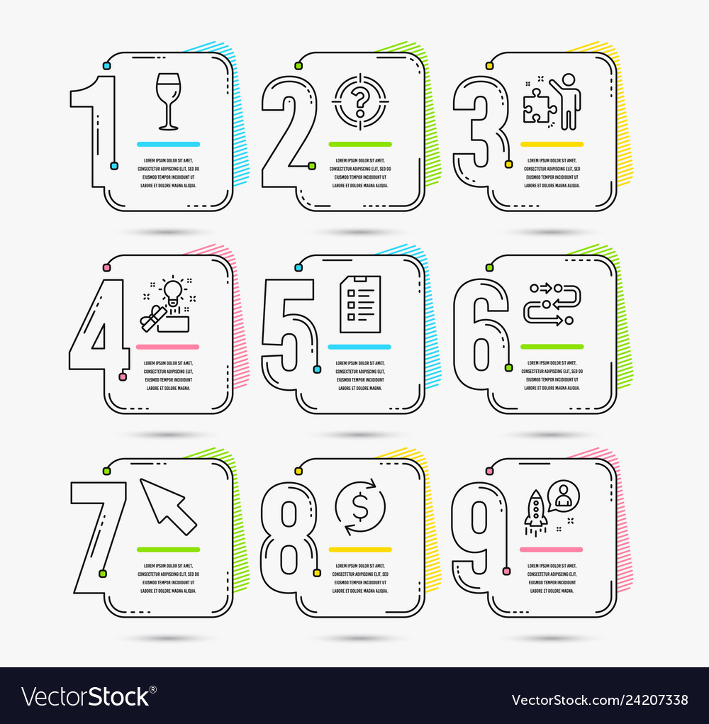 Modern Business Strategy Icons