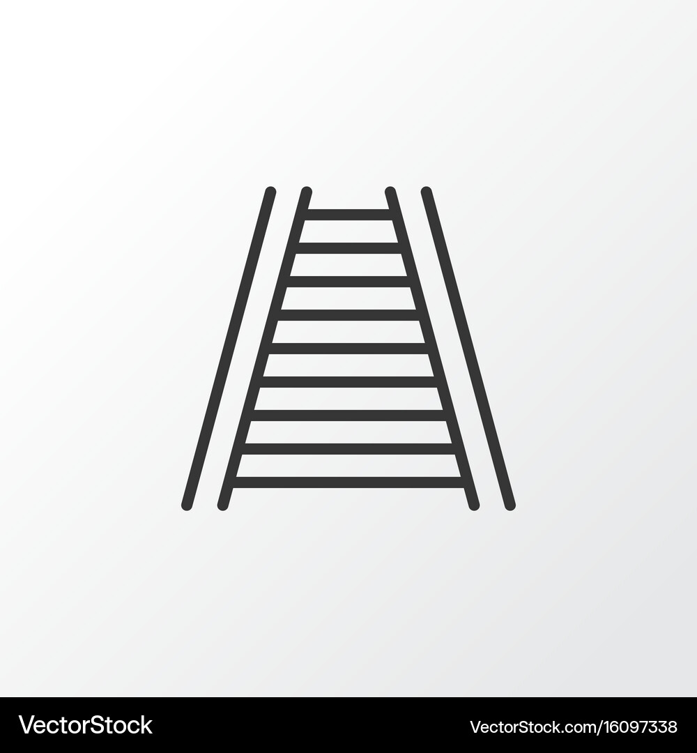 Railway icon symbol premium quality isolated Vector Image