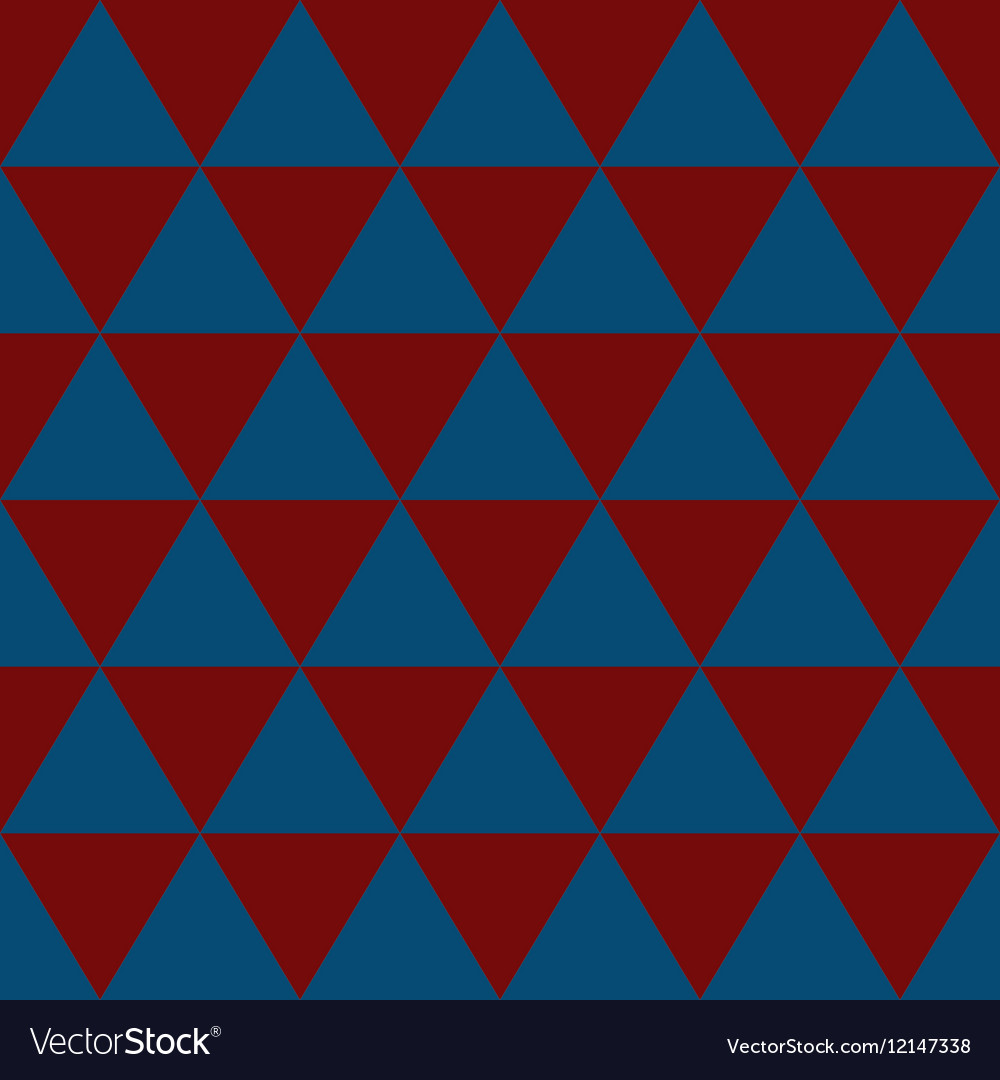 Red and Blue Triangle Pattern