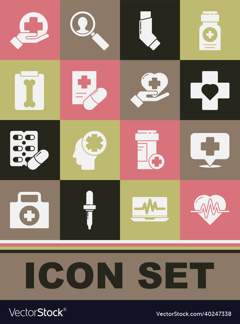 Set heart rate map pointer with cross hospital