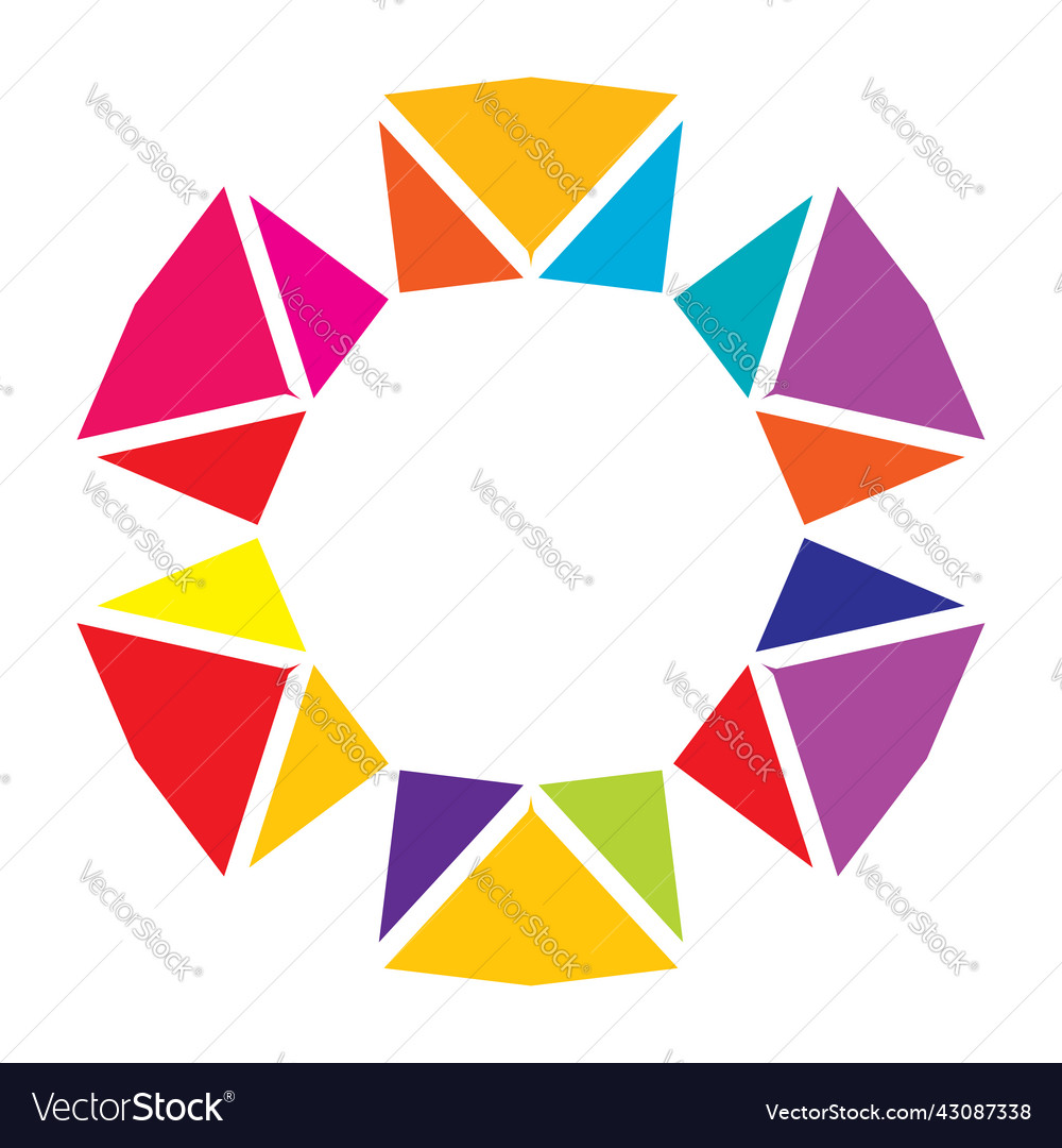 Simple motif mandala shape element circular round