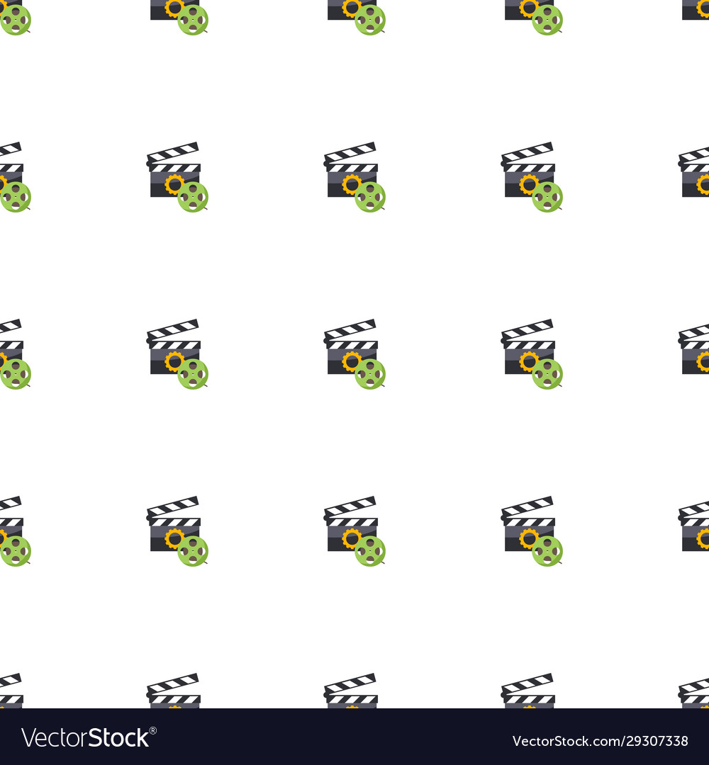 Video maker icon pattern seamless isolated