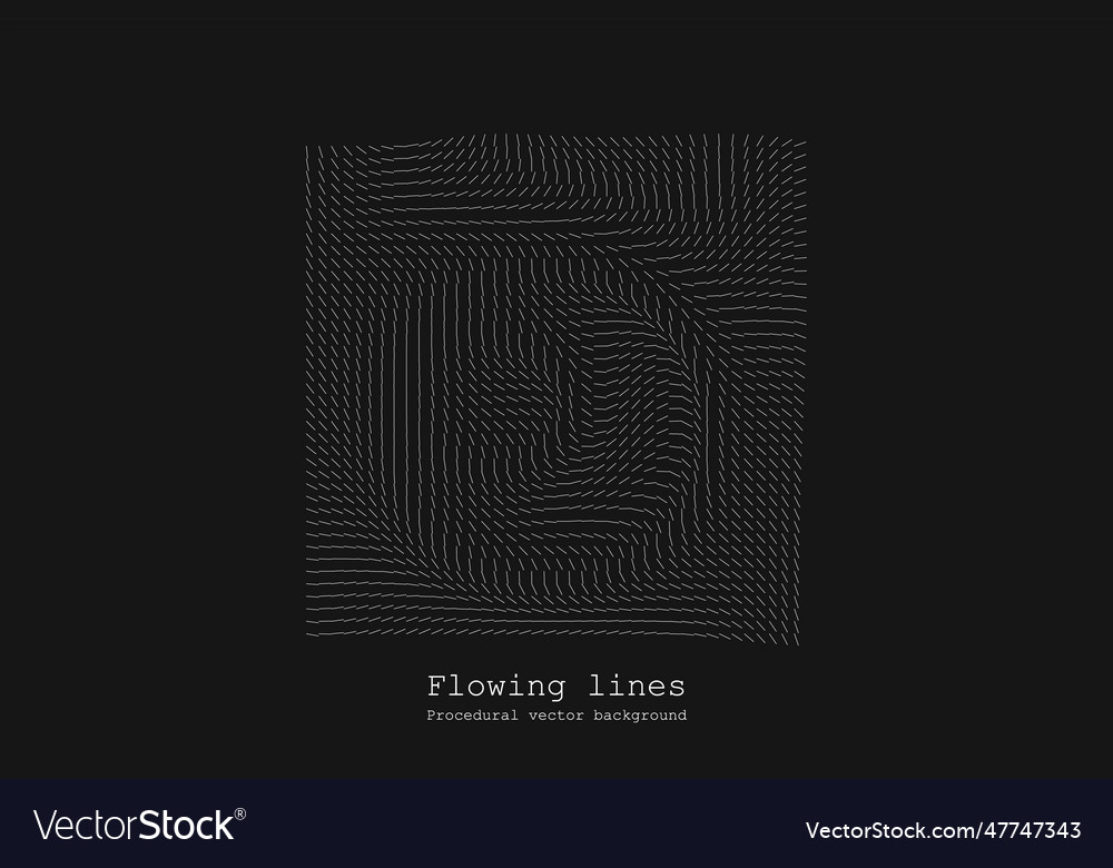 Abstract line matrix pattern noise flow dynamic vector image Abstract line matrix pattern noise flow dynamic