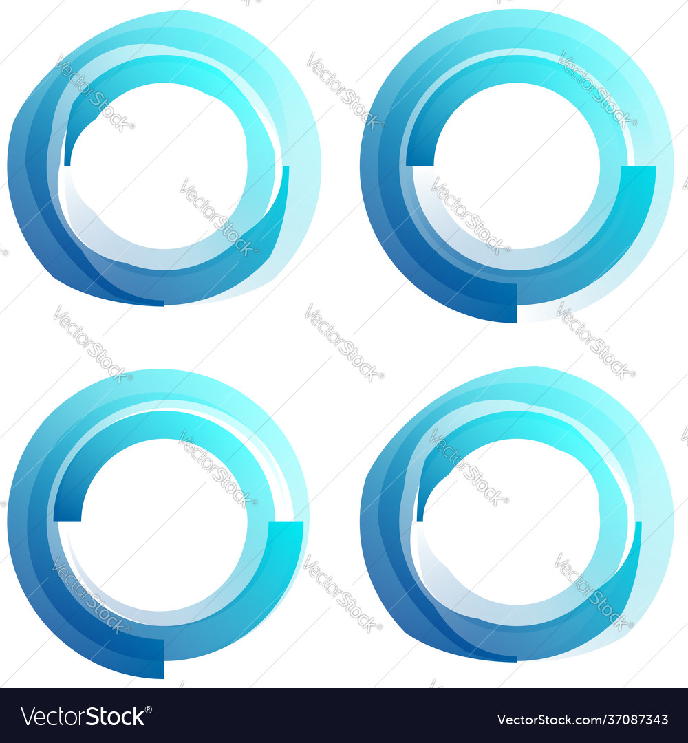 Circular concentric element abstract circle vector image Circular concentric element abstract circle