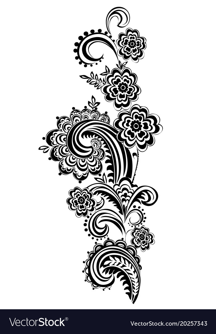 Contour pattern with lace elements