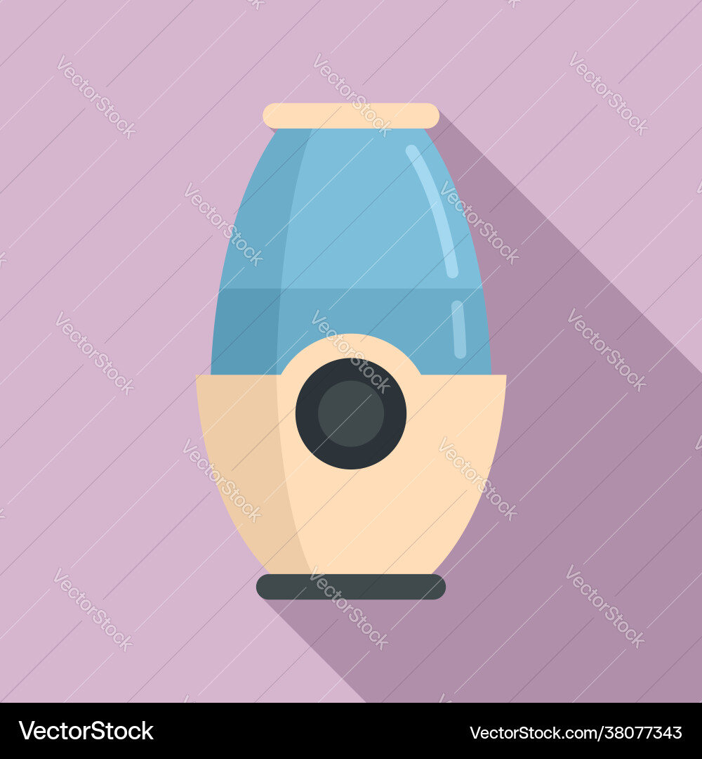 Flower diffuser icon flat style Royalty Free Vector Image