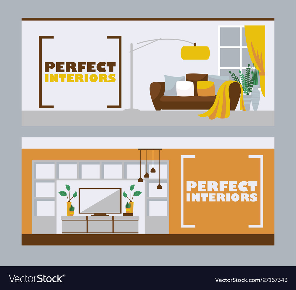 Interior design banners