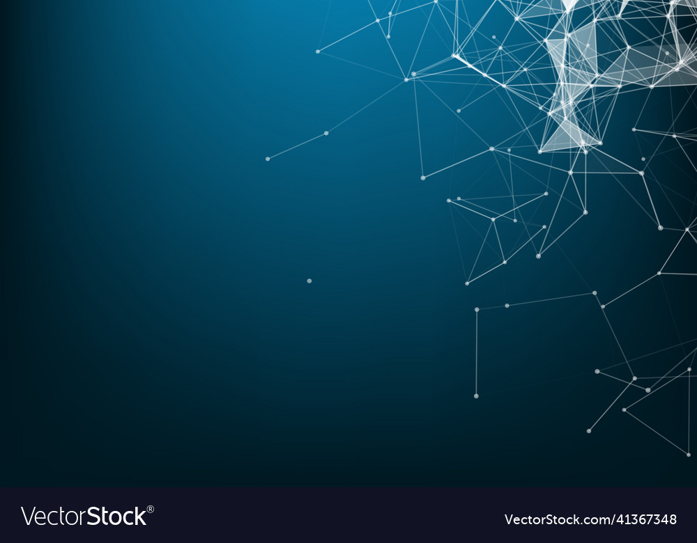 Abstract technology background science big data vector image Abstract technology background science big data