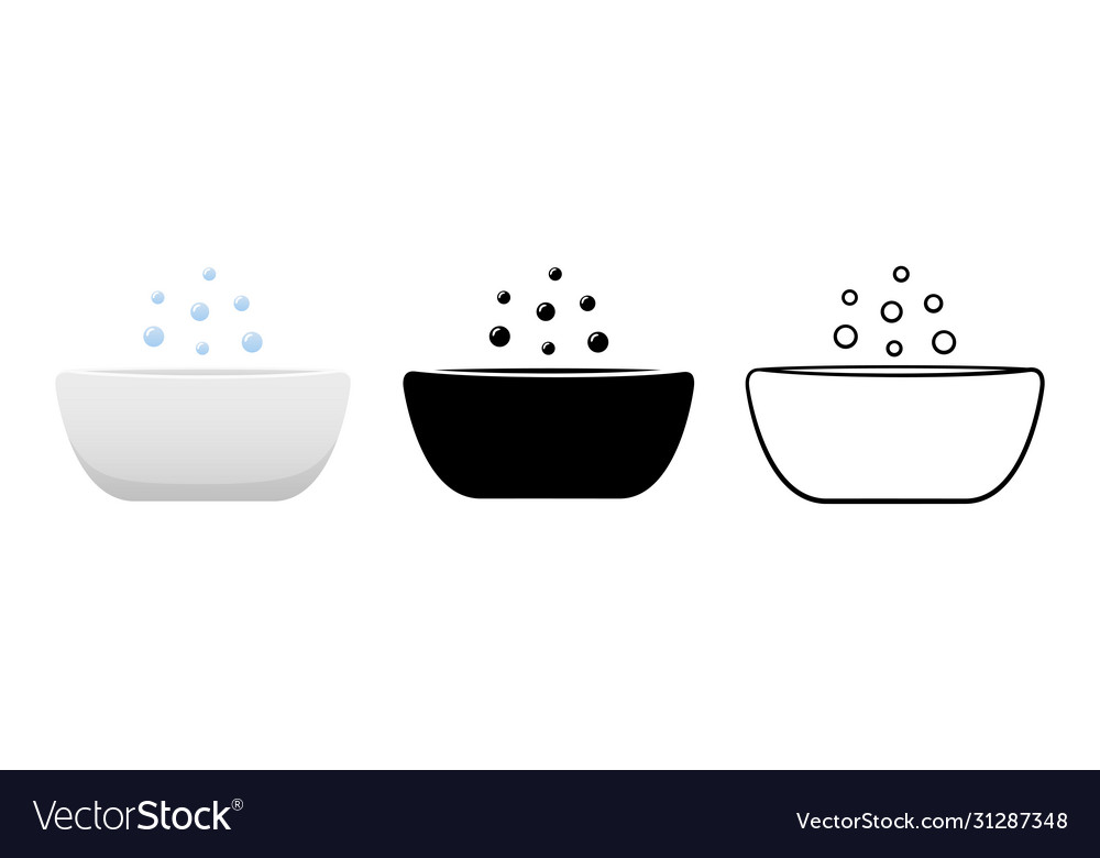 Bathtubs set in different styles isolated vector image Bathtubs set in different styles isolated