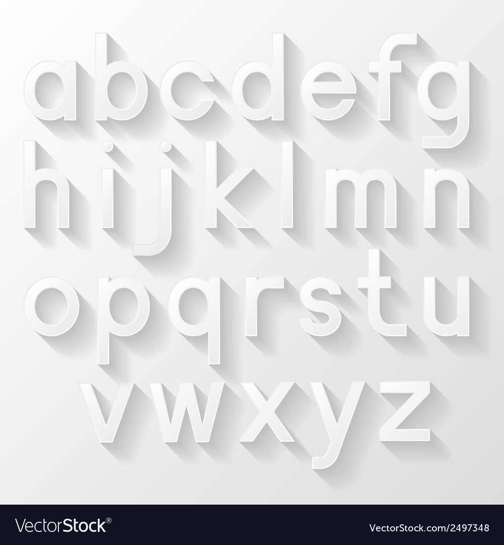 Graphic alphabet set