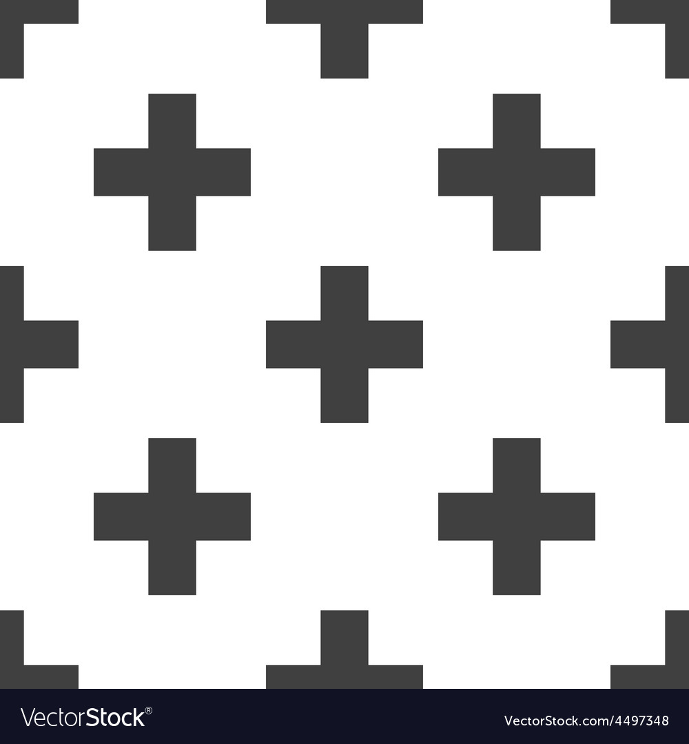 Plus Symbol Seamless Pattern